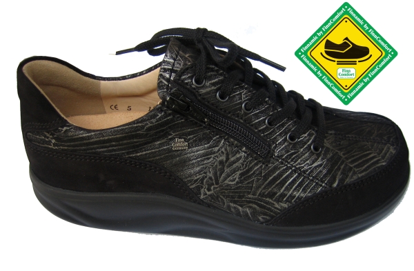 OTARU  Schwarz/Silver Nubuk/Crumble Finnamic